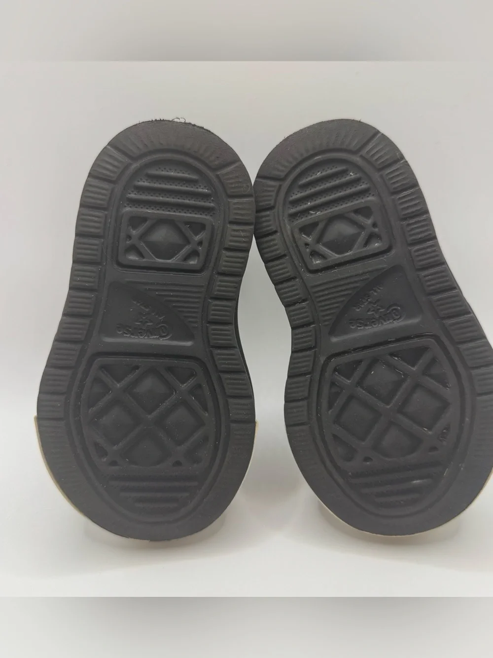 Converse Toddler 6 Black Rubber Slip On Shoes Neutral Playwear Kidcore Outdoor